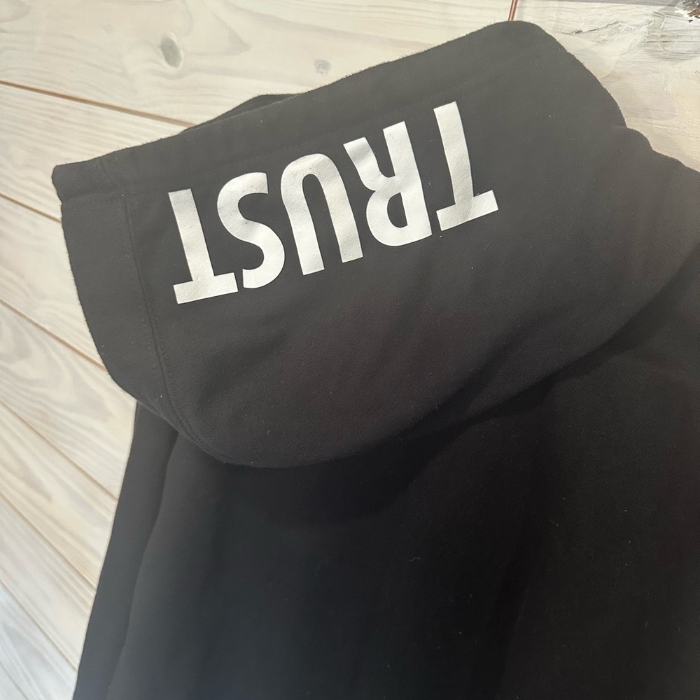 Trust Issues Sweatshirt by Love Drugs with Red Artistic Design - Picture 4 of 6
